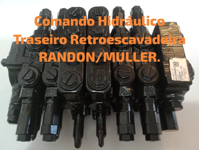 Comando Hidráulico dianteiro/Traseiro Retroescavadeiras Randon/Muller