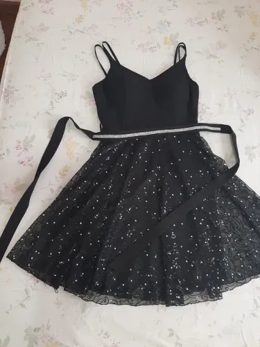 vestido para festa preto semi novo