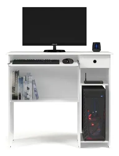 Escrivaninha para computador branca