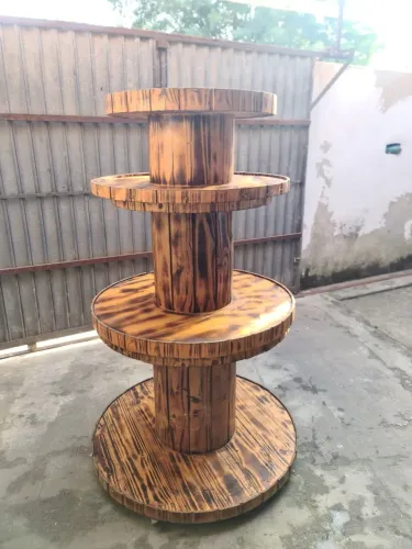 Expositor em madeira Giratório