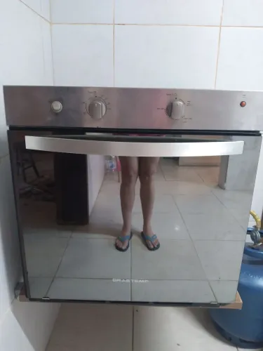 BARBADA Forno Brastemp Espelhado de Embutir