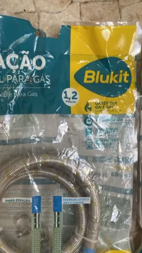 mangueira Ligação Flexível Inox Blukit