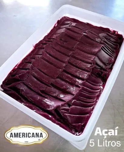 Sorvete de Açaí da marca Americana
