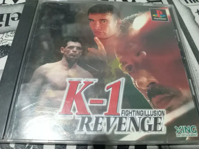 Jogo K-1 Revenge Original JP - PlayStation 1!