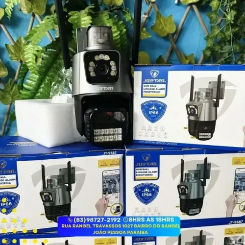 Câmera de Segurança Externa IP 3MP - Visão Noturna e Alerta