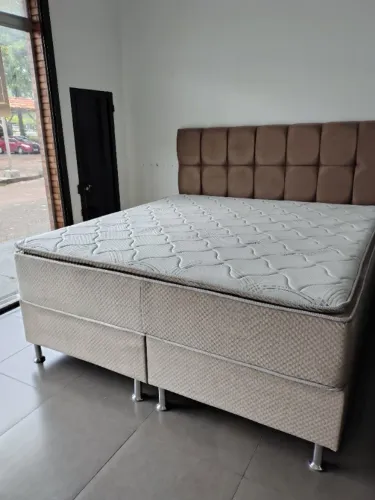 SUPER KING COM PILLOW TOP FRETE GRÁTIS
