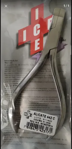 Alicate ortodôntico 442 curto para dentistas marca ICE USADO