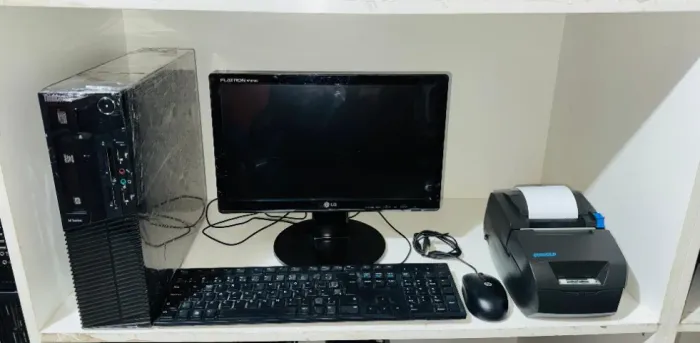 Kit completo para pdv, trabalho, acompanha 01 computador completo i5, 01 impressora cupom