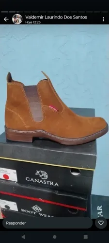 Bota Cano Curto Marrom - Canastra