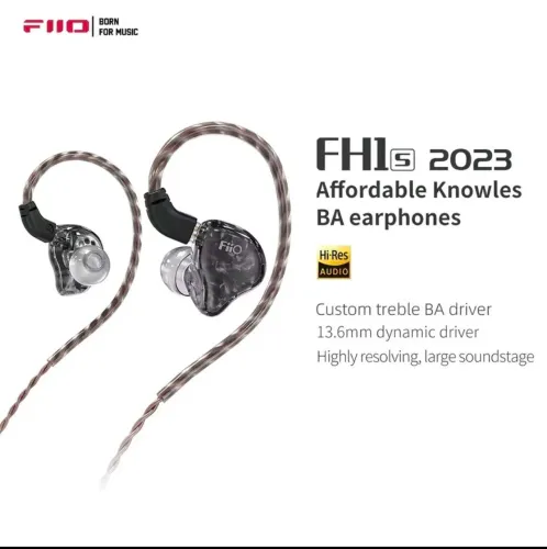 Fones de ouvido FiiO FH1S 2023 - Knowles BA