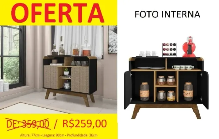 Aparador em oferta 
