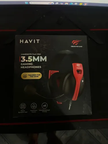 Headset Gamer Havit GAMENOTE Fuxi-H5d 3.5mm NOVO!