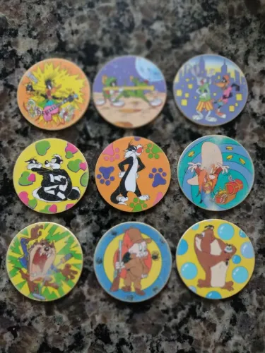 Coleção de Tazos Looney Tunes
