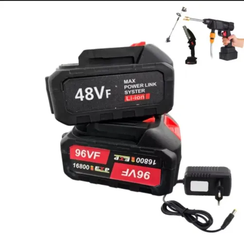 1 Bateria Recarregável 96v/48v + Carregador Pistola Lavadora Chave de Impacto.