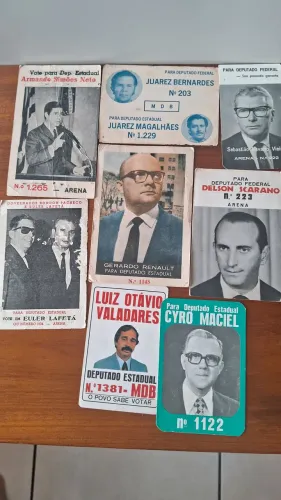 Antigos Calendários Políticos de bolso anos 60/70