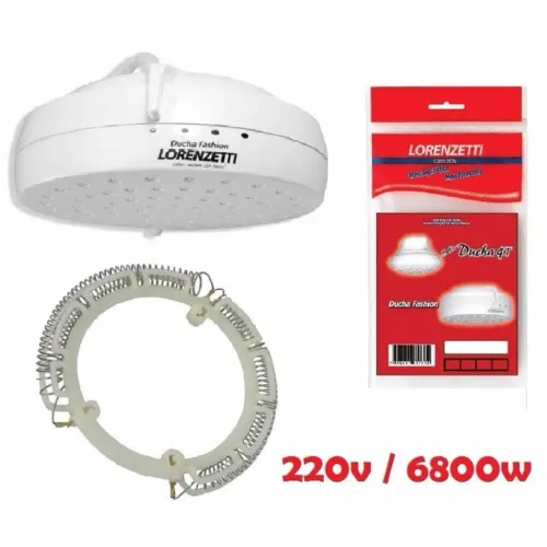 Resistência para Ducha Fashion 4T Lorenzetti 220v/6800w