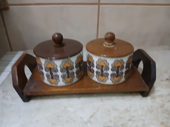 Porta temperos em cerâmica 