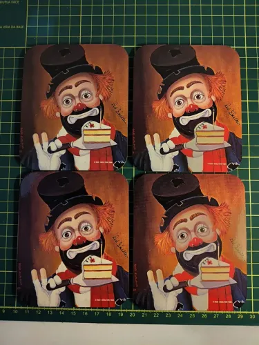 Porta-Copos Vintage Red Skelton 1984 Freddie's Birthday - Canadá