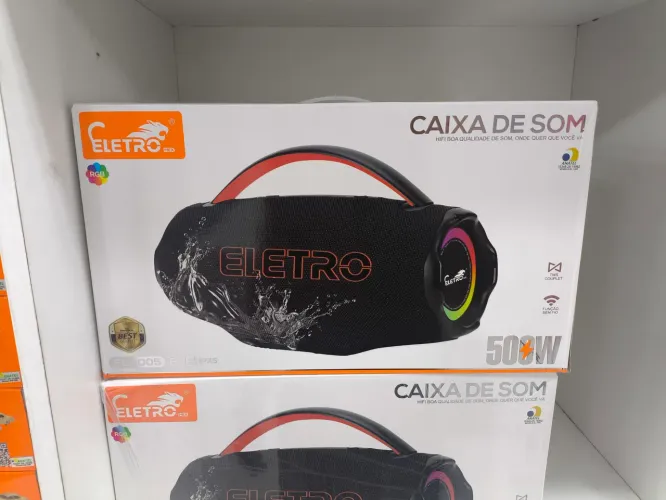 OFERTA- Caixa de Som Bluetooth Eletro 500W- ENTREGA GRÁTIS-