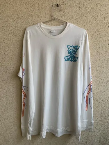 camiseta manga longa reebok x ghostbusters - tam. g