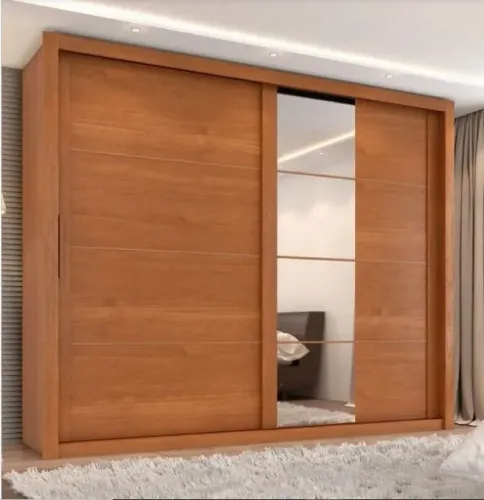 Guarda Roupa de casal com portas de correr, 6 gavetas