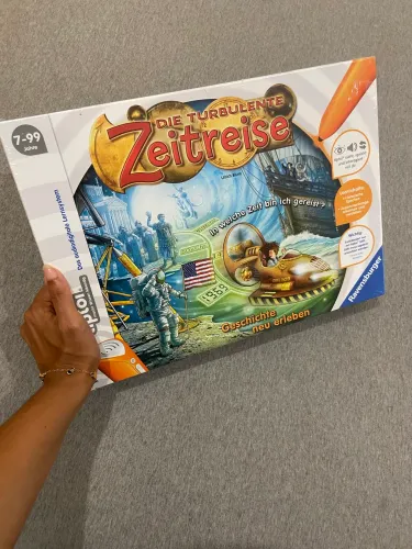 Jogo de Tabuleiro Importado - Die Turbulente Zeitreise (Ravensburger) - Novo e Lacrado
