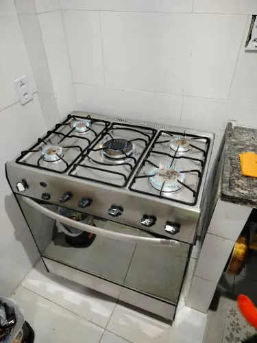 Fogão inox 5 bocas
