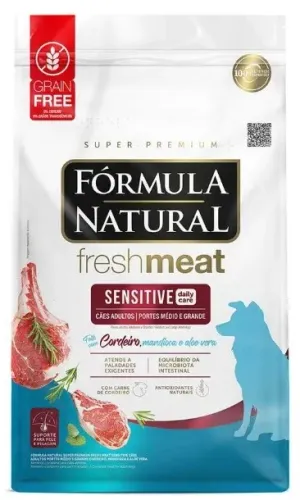 Ração Formula Natural Freshmeat Sensitive Cordeiro