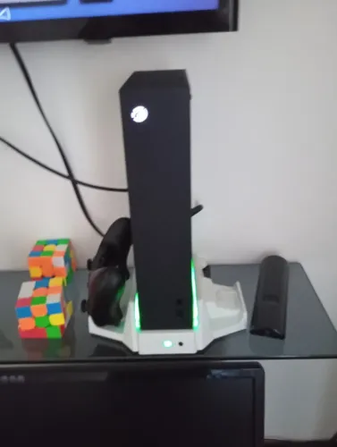 Xbox séries s preto 1tb, com culler refrigerador