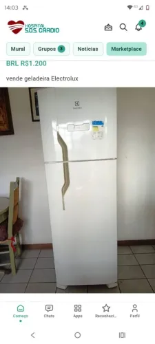 Geladeira Electrolux