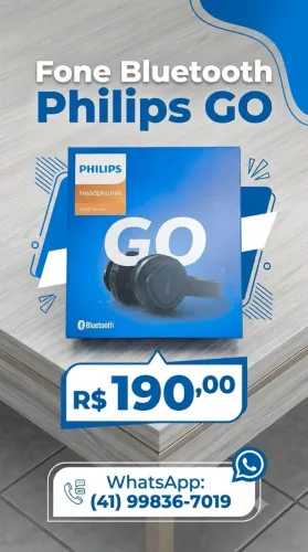 Promoção Fone Bluetooth Philips GO - 4000 Series