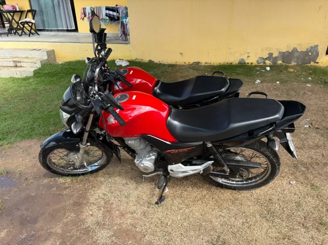 Moto CG 160 star top linha vermelha