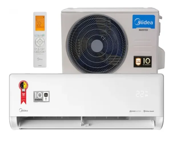 Ar-condicionado Split Inverter Midea AI Ecomaster 12.000 BTUs Frio - 220V