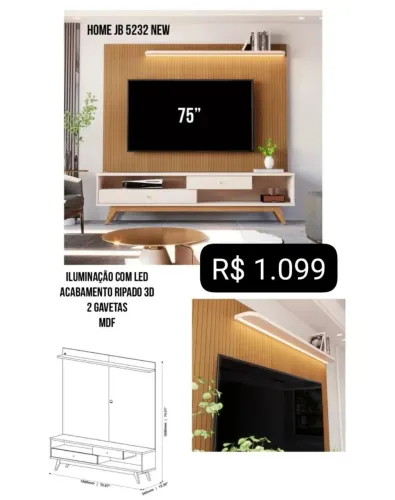 Painel com RACK A partir