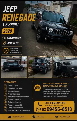 Jeep Renegade Sport 1.8 4X2 Flex 16V Aut. 2020