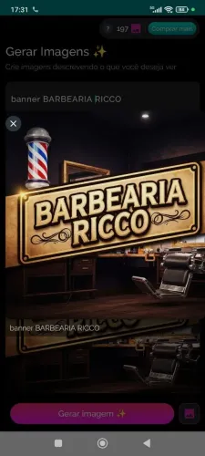 (Urgente) Operadora de Loja / Serviços Gerais em barbearia no Guará 2.