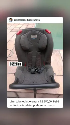 Bebê conforto - carro de 0 a 25 kg