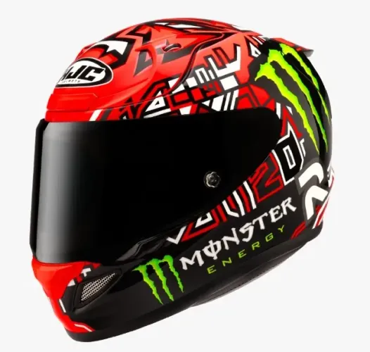 Capacete Hjc Quartararo Red Rpha12 Monster Original HJC Novo Na caixa + Viseias