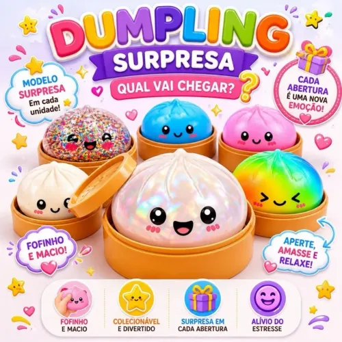 Brinquedo Antistress  Dumpling  Squishy