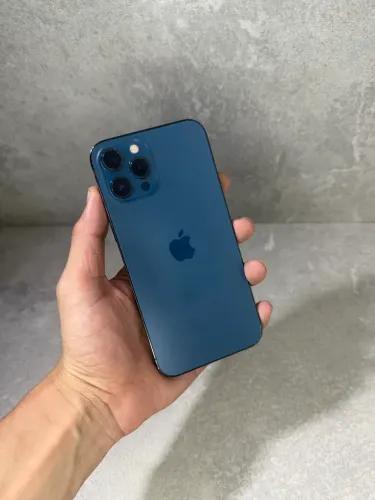 iPhone 12 Pro Max 256GB Azul Semi-Novo Tela Nova