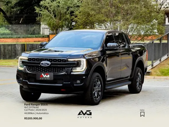 Ford Ranger Black 2.0 4X2 CD TB Diesel Aut. 2025