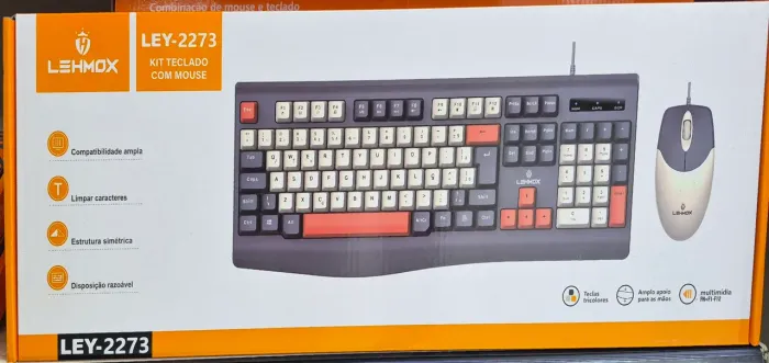 KIT TECLADO COM MOUSE REF: LEY-2273