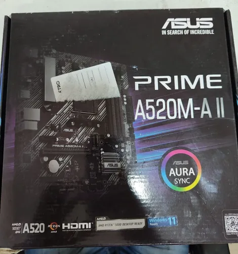 Placa mãe Asus A520m-a II socket Am4