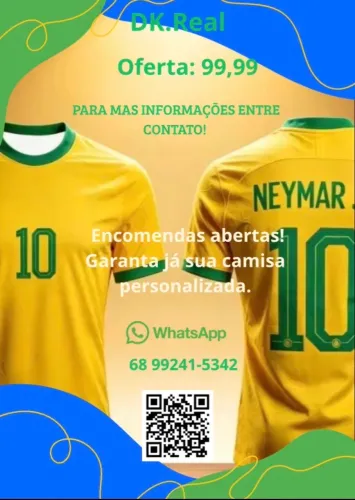 ? Camisa da Seleção Personalizada ?