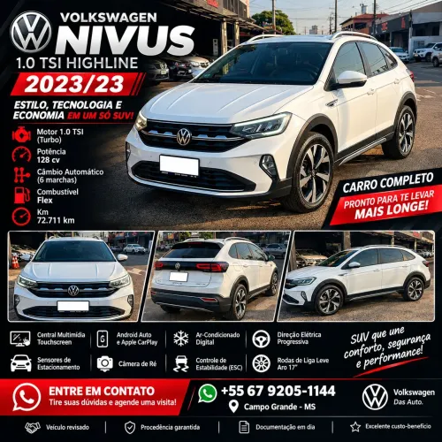 Volkswagen Nivus Highline 1.0 200 TSI Flex AUT 2023