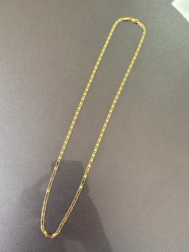 Cordão De Ouro 18K 750 Modelo Piastrine