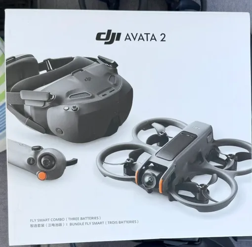 Drone DJI Avata 2 Fly Smart Combo (3 bateria + DJI Goggles N3 + Motion 3)