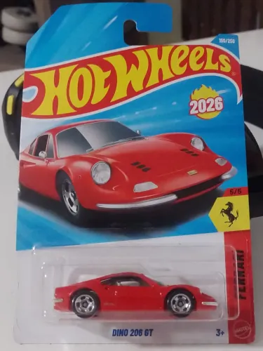 Hot Wheels Ferrari Dino 206 GT lacrado