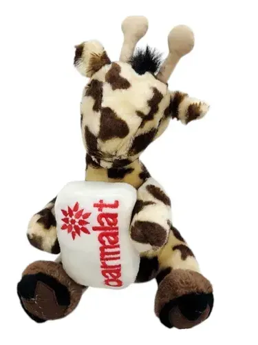 Girafa Pelúcia Colecionável - Coleção Mamíferos Parmalat