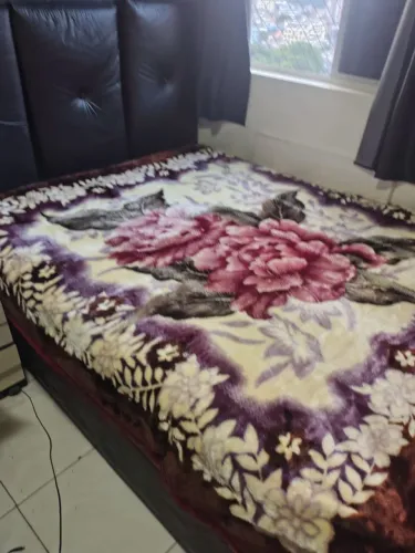 Cobertor Casal Floral Dupla Face Novo Sem Uso - aveludado Macio e Grosso